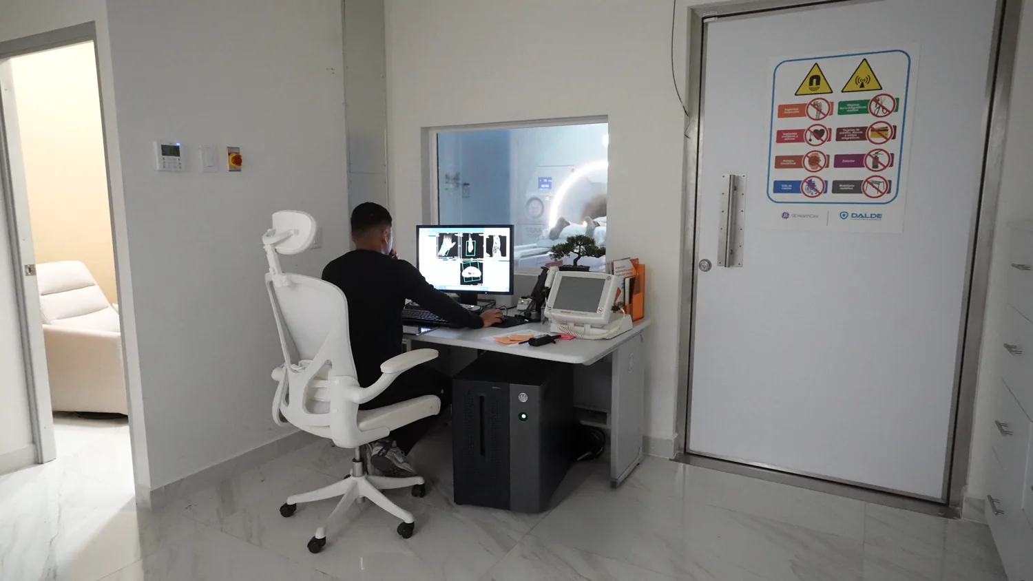 Área de operación del resonador de MRI Tijuana